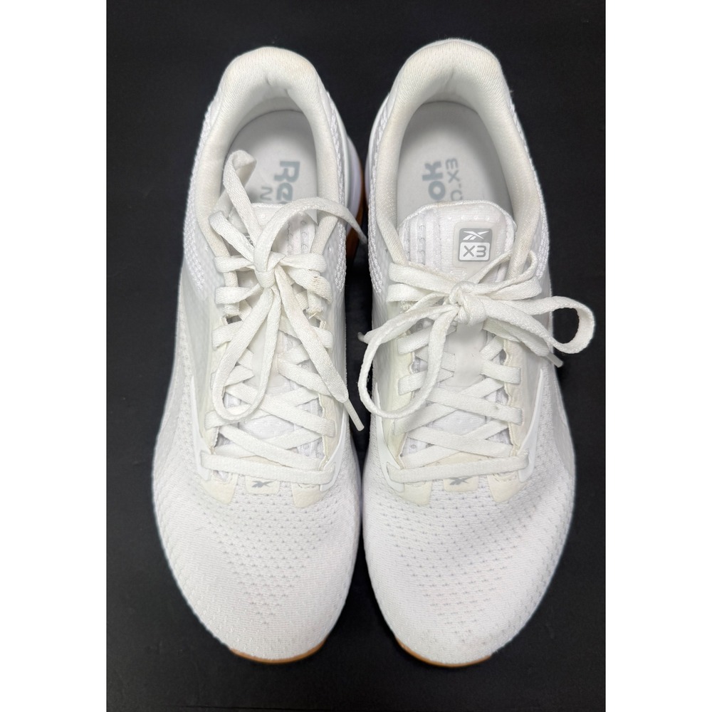 Reebok Nano X3 Training Shoes Womens 9 White Gum Sole CrossFit Gym Sneakers - Picture 7 of 9